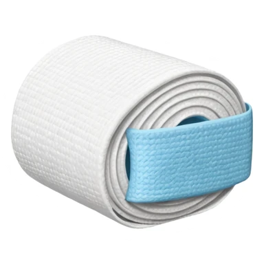 bandage roll, no blue  sticker