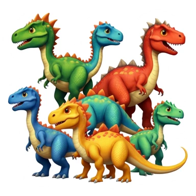 🦕+🦖+🐉 sticker