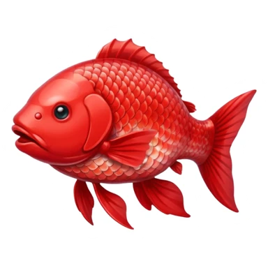 Red carp sticker
