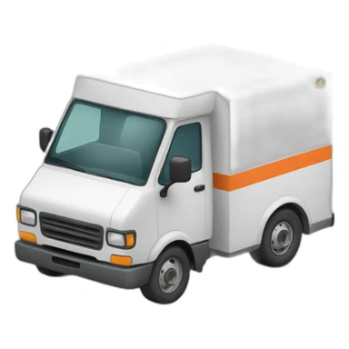 a delivery truck sticker