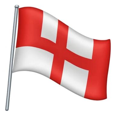 The herb of Rokiškis as a flag: devided in 4 parts... sticker