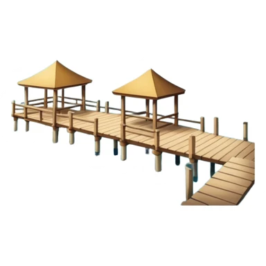 Polaroid photo showing a lake, no mountains, gazebos near the lake sticker