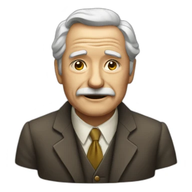 Old money man sticker