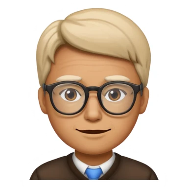 Face glasses grolzy sticker