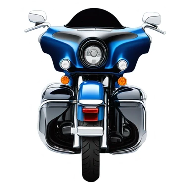 Harley Davidson Electra Glide Ultra big blue pearl and vivid black sticker