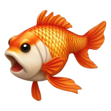 Koi Piranha sticker