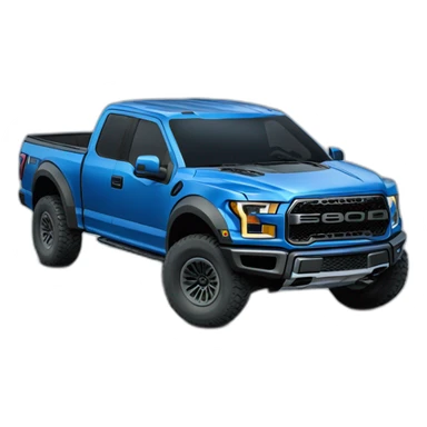 F-150 raptor blue sticker
