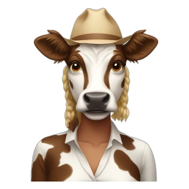 La Femme vache sticker