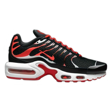 Nike air Max plus black and red sticker