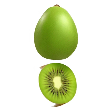 3D kiwi fruit  sticker