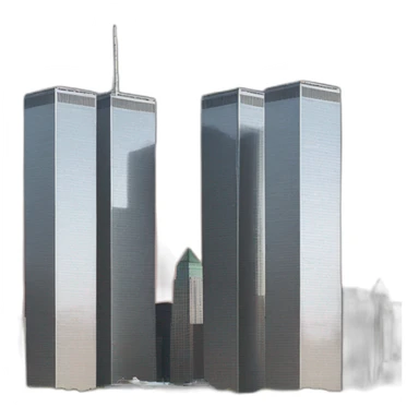 the twin towers sticker