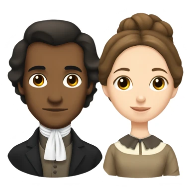 Jane Eyre and mr Rochester sticker