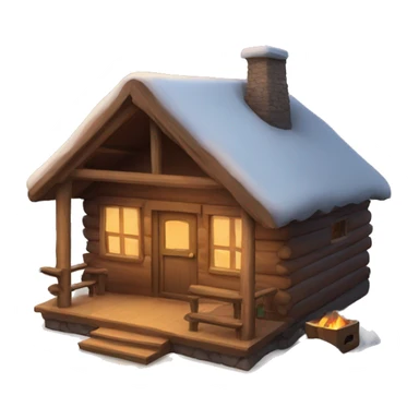 Cozy cabin sticker