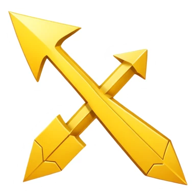 An upward-pointing arrow with "+1" or "LVL UP" text next to it, video game style. sticker