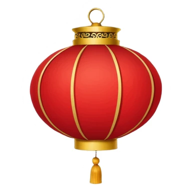 chinese red lantern sticker