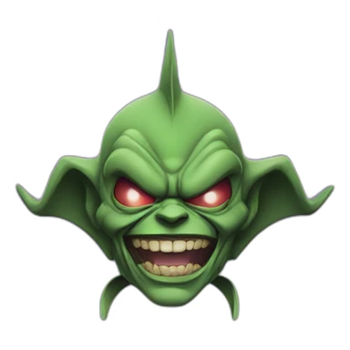green goblin on spaceship sticker