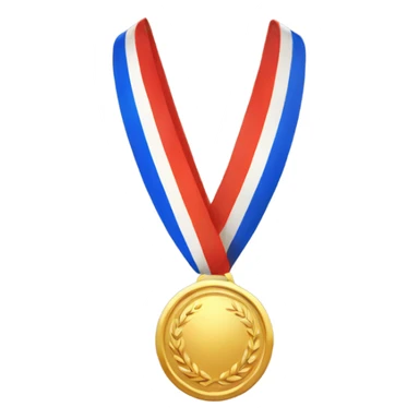 Last place medal sticker