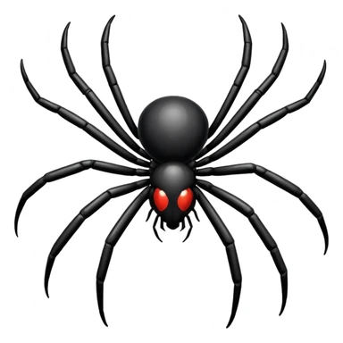 Spider vector sticker