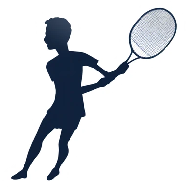 badminton icon sticker