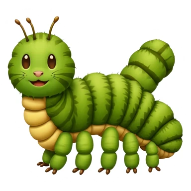 Caterpillar emoji sticker