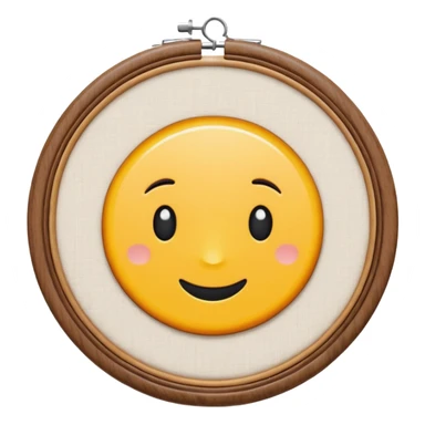 embroidery hoop sticker