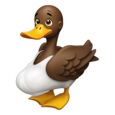 Michael Jordan duck sticker