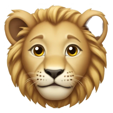 Baby lion sticker