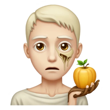 Dying of hunger sticker