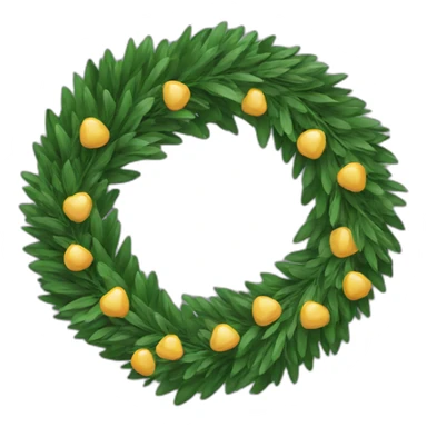 wreath sticker