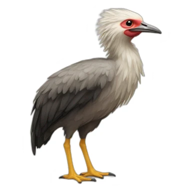 Autruche debout sticker