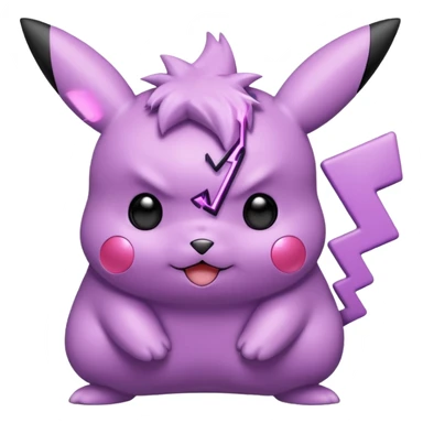 Purplle pikachu sticker