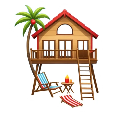 holliday loft at the beach  sticker
