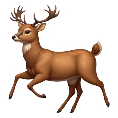 i just wanna fly deer sticker