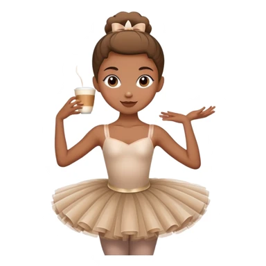 A ballerina cappuccina sticker