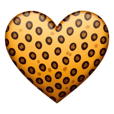 Cuore leopardato  sticker