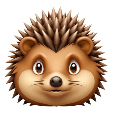 Emotional hedgehog  sticker