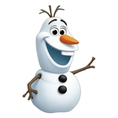 frozen olaf sticker