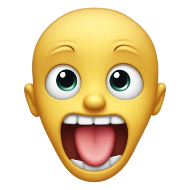 nervous gulp emoji sticker