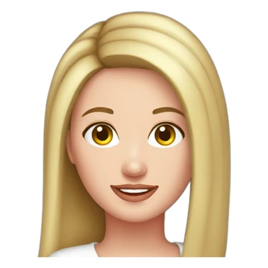 Angela white emoji sticker
