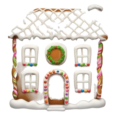 ginger bread house girly  sticker