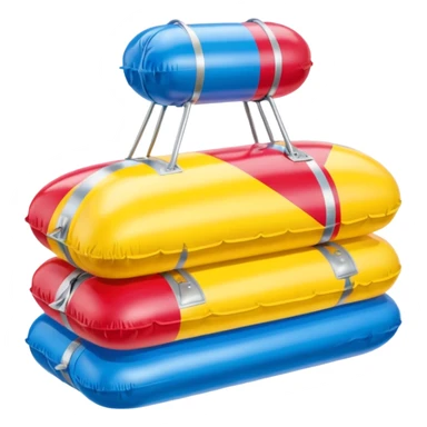  paris SPAM meat jeff koons style inflatable sculpture art painting  sticker