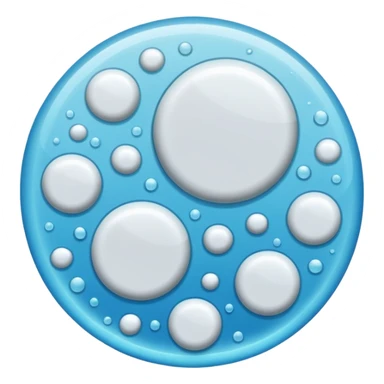 white effervescent tablet  sticker