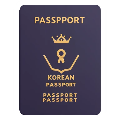 korean passport sticker
