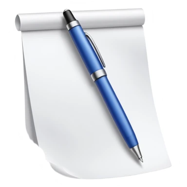 paper and pen sticker