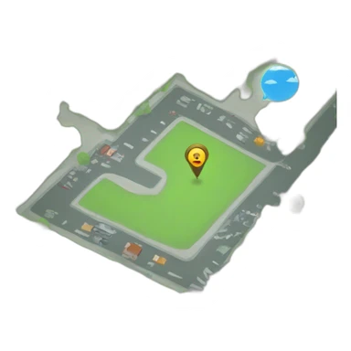 location point sign sticker