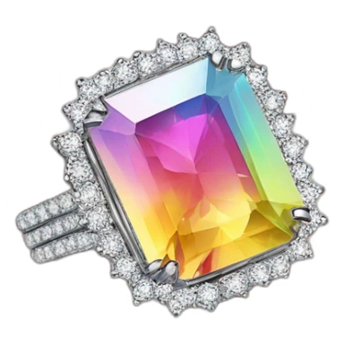 Jonathan Toews as rainbow diamond ring sticker