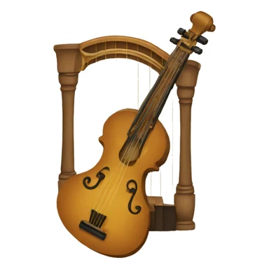 Lyre sticker