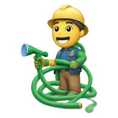 Garden hose sticker