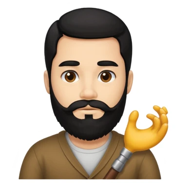 Sit on my beard text sticker