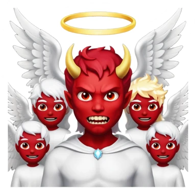 شيطان وملائكة sticker